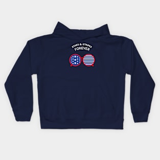 Stars & Stripes Forever Independence Day Kids Hoodie